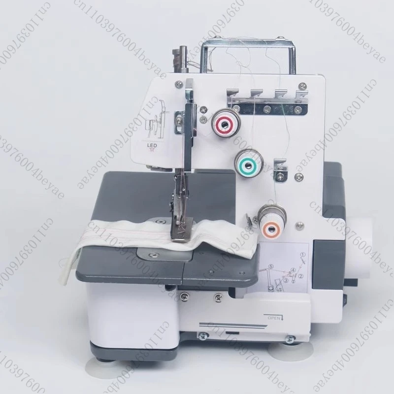 MRS-323 Three-thread Double Needle Interlock Sewing Machine Household Small Commercial Edge Locking Machine Oversewing Electric