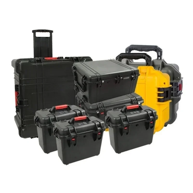 

selling Rugged HardEnclosure alu box Dustproof Shockproof Plastic Case Waterproof Equipment Tool Case With And Handle