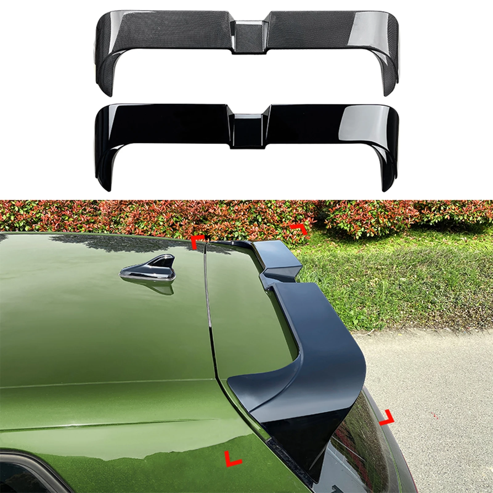 Rear Roof Spoiler Wing Car Trunk Lid Lip For Volkswagen VW Golf 8 MK8 GTI R GTD GTE R Line Hatchback 2020-2023