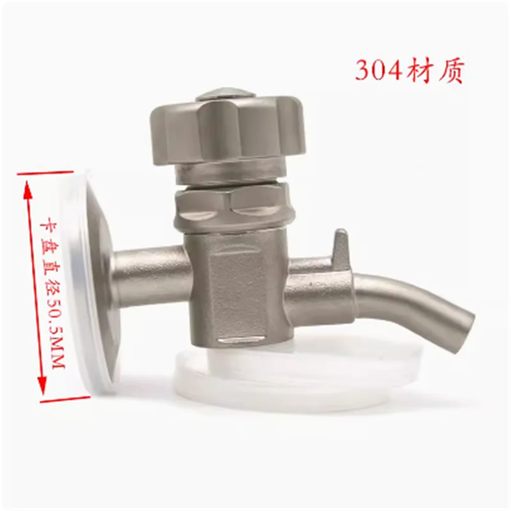 

Sanitary stainless steel SS304 chuck 50.5 sampling valve for household beer fermentation tanks