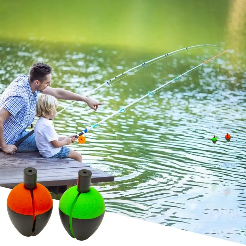 10Pcs Oval EVA Fishing Float Buoyancy Long Casting Buoy Bobber Float Saltwater Freshwater Carp Fishing Accessories 낚시 부표