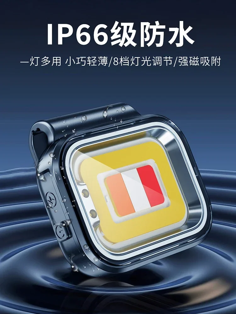 

Magnetic headlight portable strong light ultra-bright work light outdoor fishing induction headlight