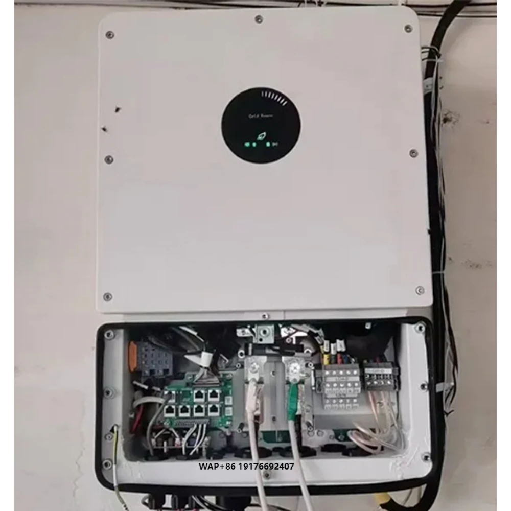 ‘Growatt Dual ’Mppt Hybrid Grid Tie Inverter WIT 10K-HU Three Phase Hybrid Inverter for Solar Home