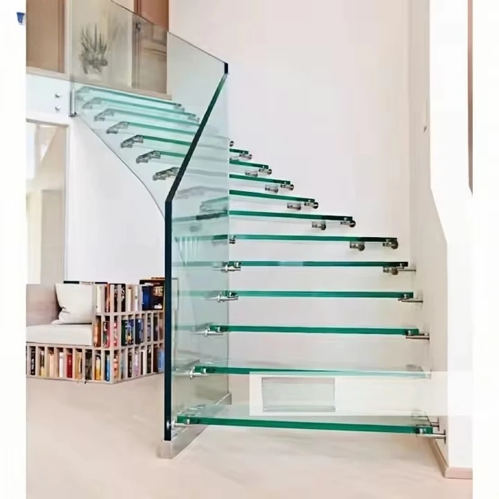 Modern style custom hot-selling high-quality safety building tempered laminated glass, suitable for villa stair railings