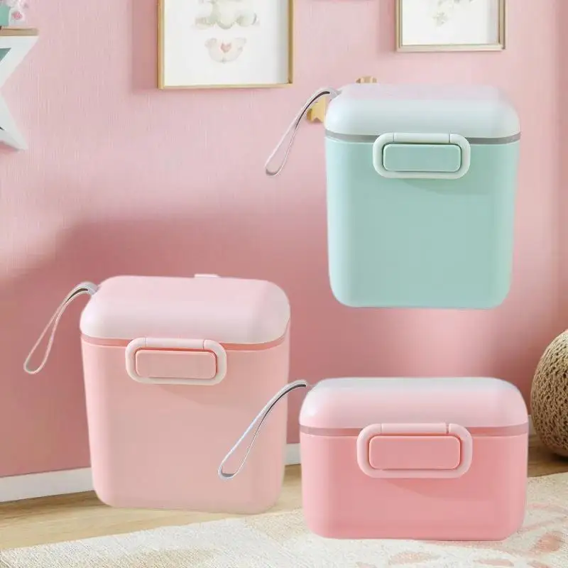 صندوق مسحوق حليب الأطفال، صندوق تخزين مسحوق الحليب بسعة كبيرة، صناديق مسحوق الحليب المحمولة للأطفال بأنماط مختلفة #2