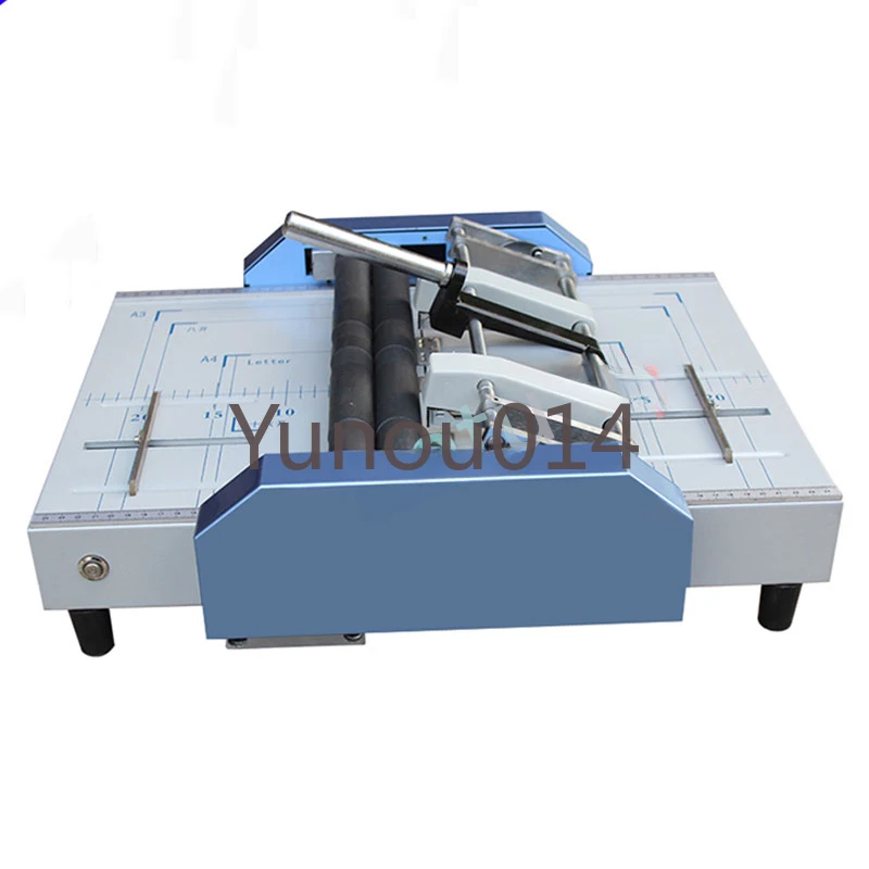 Paper Booklet Riding Saddle Stapler Binding Machine, Electric Stapler Folding Machine, Creasing Machine, Card Folding, 220V