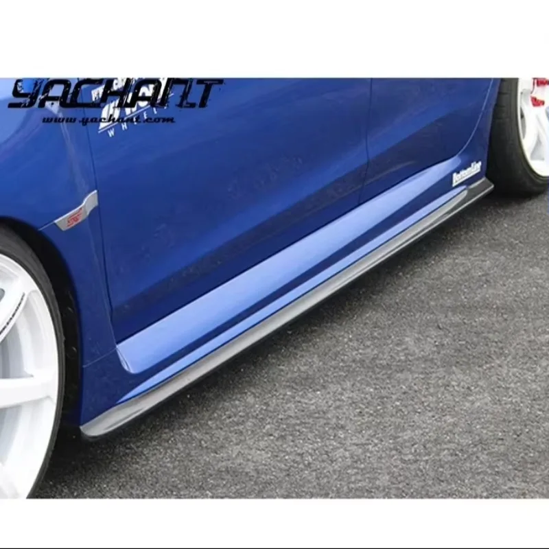 

ForCarbon Fiber 2015 To 2021Impreza VA WRX S4 WRX STI CS Bottomline Type 1 Style Side Skirt Underboard For Subaru Impreza VA WRX