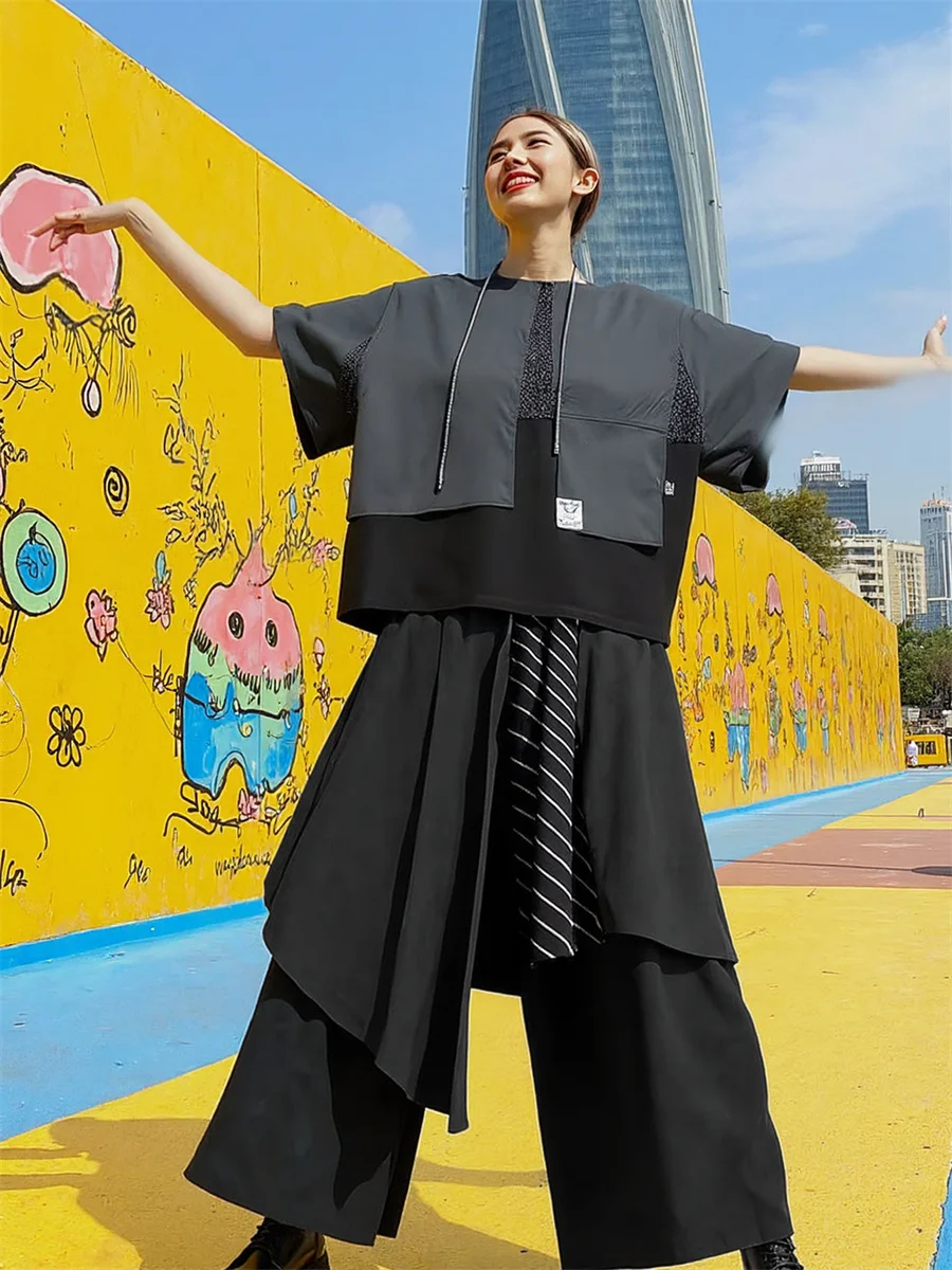 Calças em camadas mulher y2k riscas mulheres trabalho de escritório formal negócios profissional elegante inteligente sob medida perna reta clássico