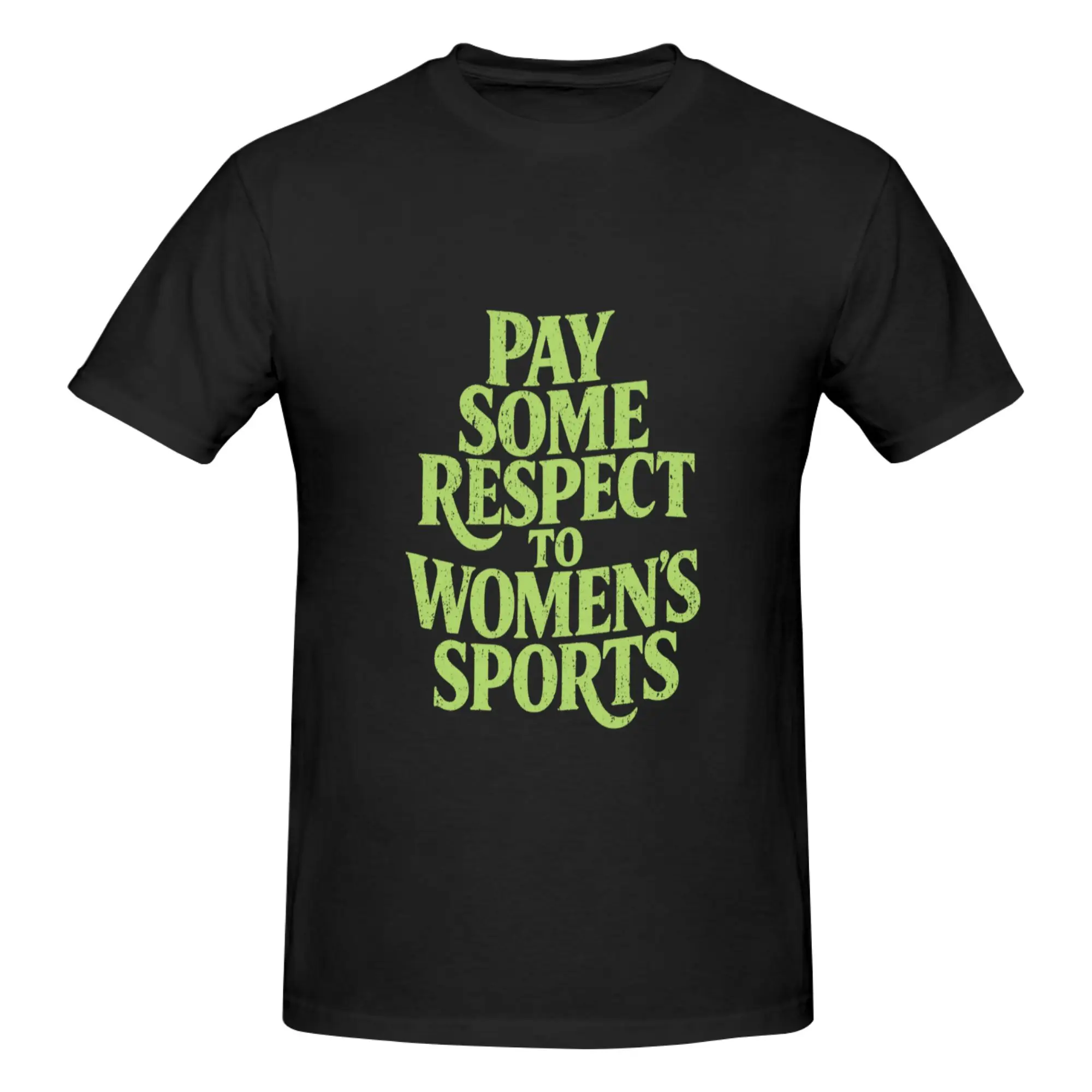 Funny pay some respect to women s sports Essential Men's Printed T-Shirt Unisex T shirtSport Women
