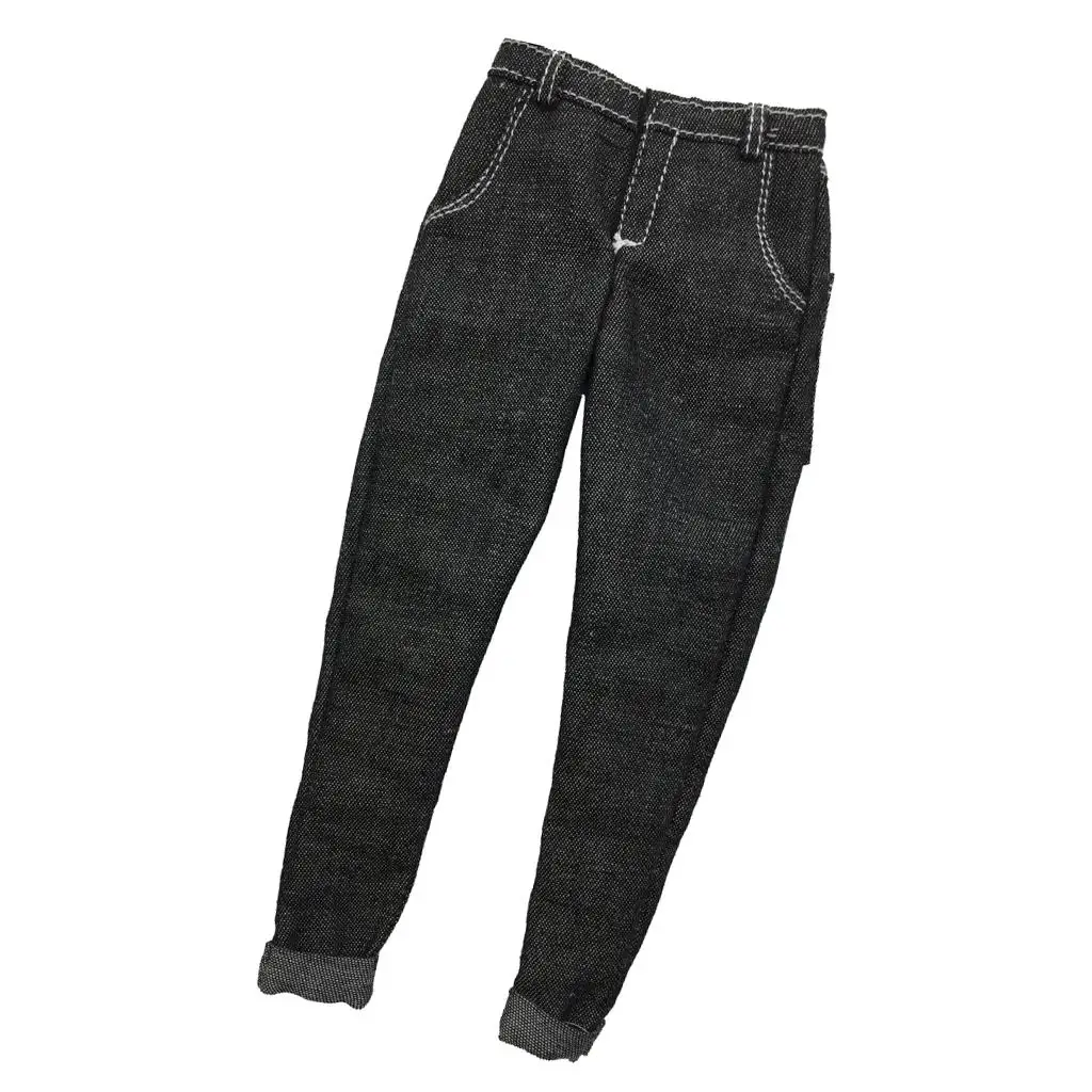 Pantalones Vaqueros de Mezclilla para Figura de Acción Masculina 1/6, Material de Vaquero, para Coleccionistas