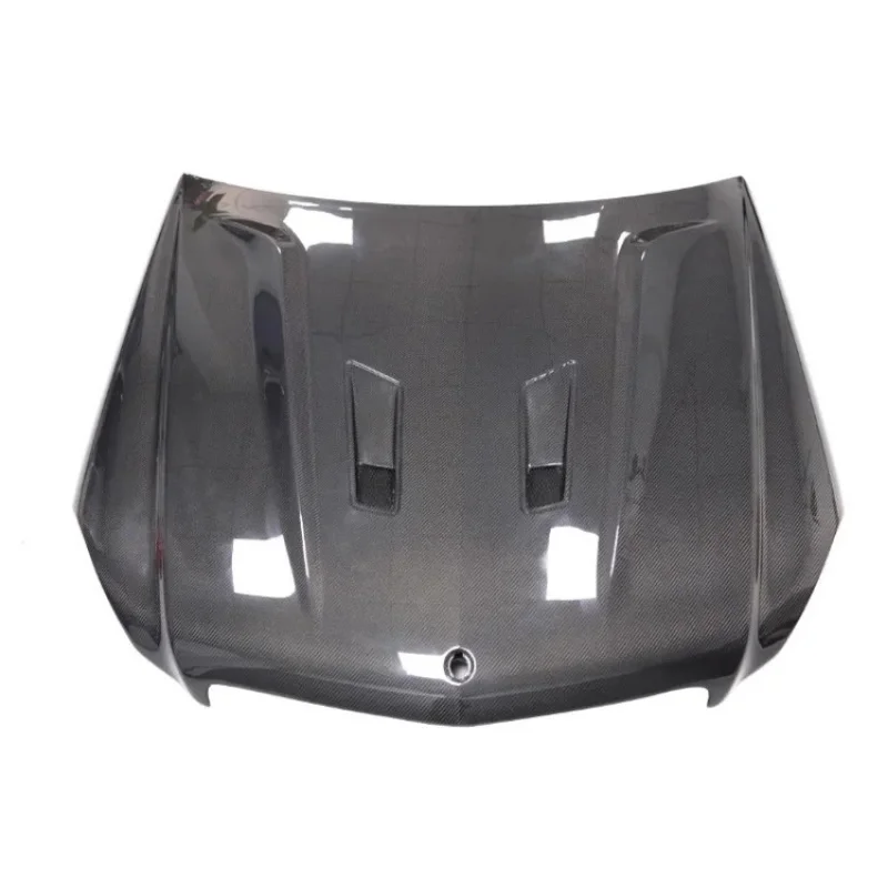 車用カーボンファイバーカバー Cクラス W204 C63 2007-2014 エンジンフード