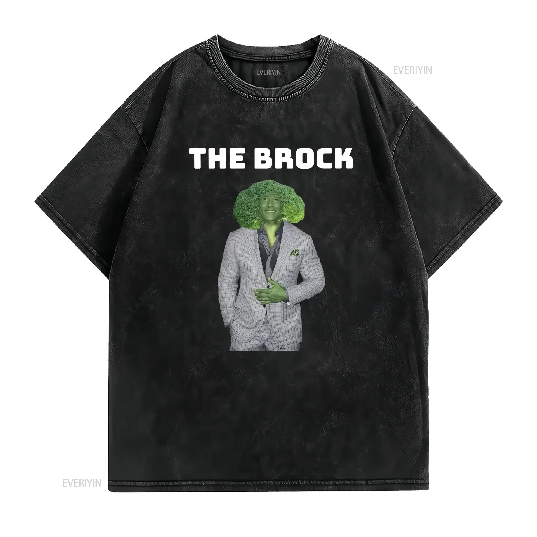 the brock tee offensive T Shirt Funny Meme rock Sarcasm for him and her vintage Washed Soft Stretched Top For Everyday Wear