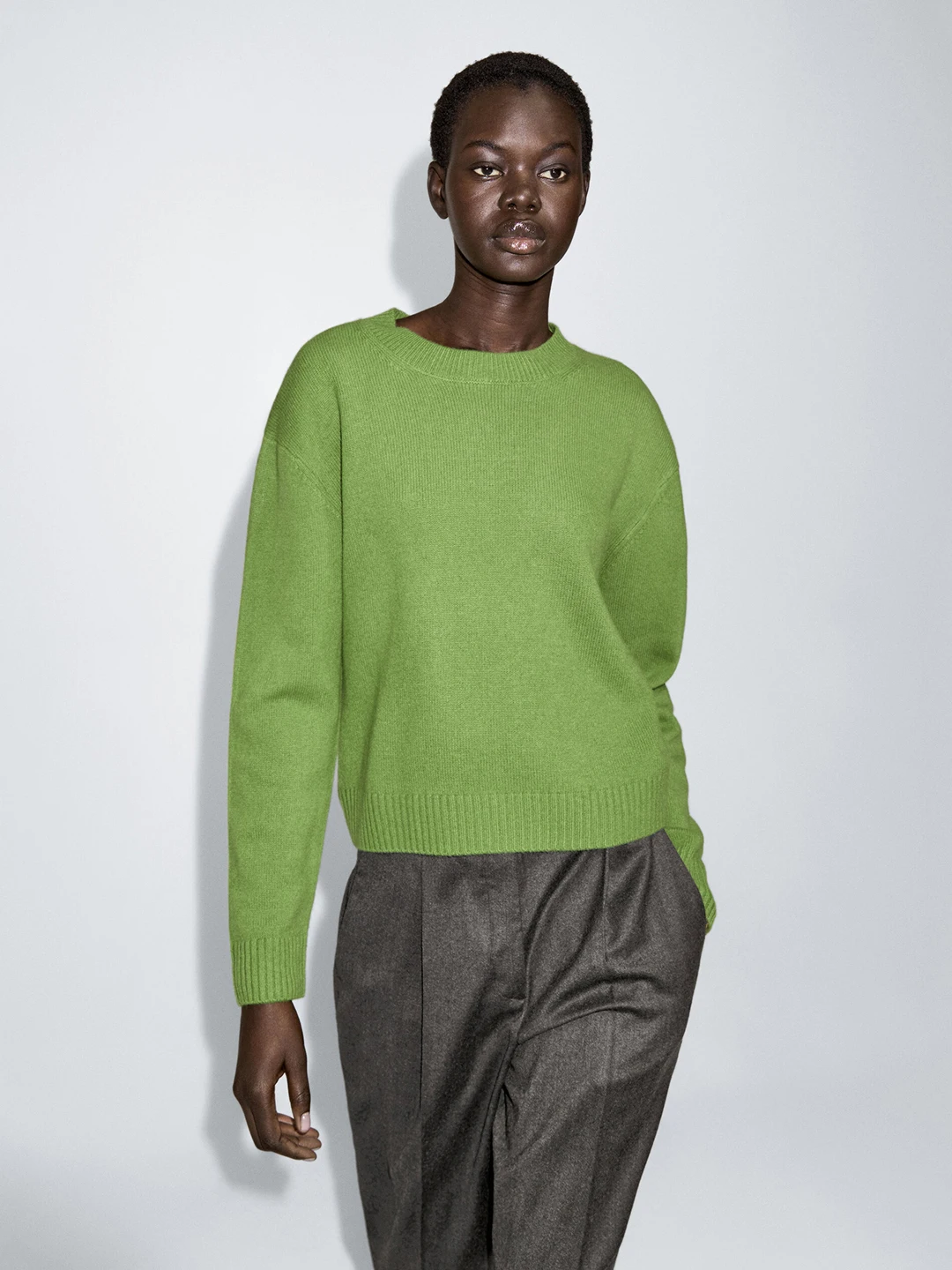 

Soft Woolen Knitted Sweater round Ne Casual Layering Inner Wear Candy Color Women's Autumn New Arrival Casual Knitwear