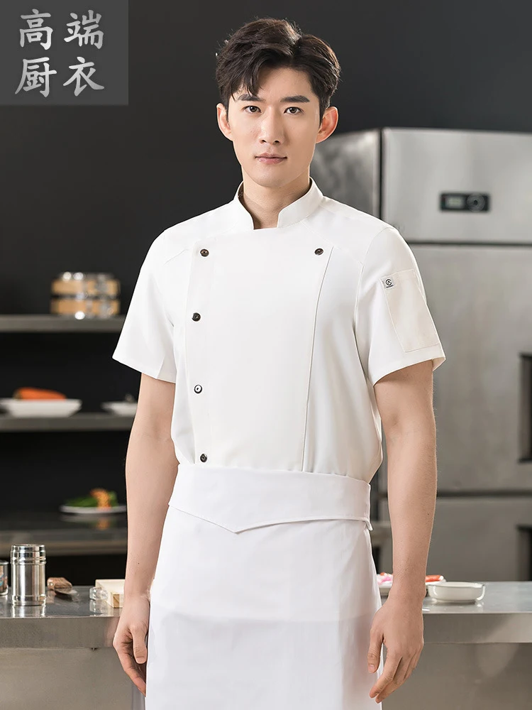 new-chef-workwear-for-men-summer-short-sleeved-thin-uniform-breathable-suitable-for-hot-pot-restaurants-large-size-kitchen-a