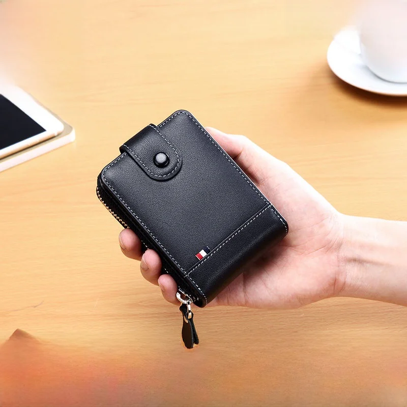 golf-leather-card-holder-multi-slot-buckle-closure-business-ol-style-bucket-shape-men's-wallet-women's-credit-card-holder-dri