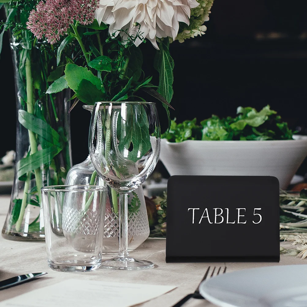 15 Pcs Acrylic Message Blackboards Decor Chalkboard Home LED Small Wedding Writing Baby