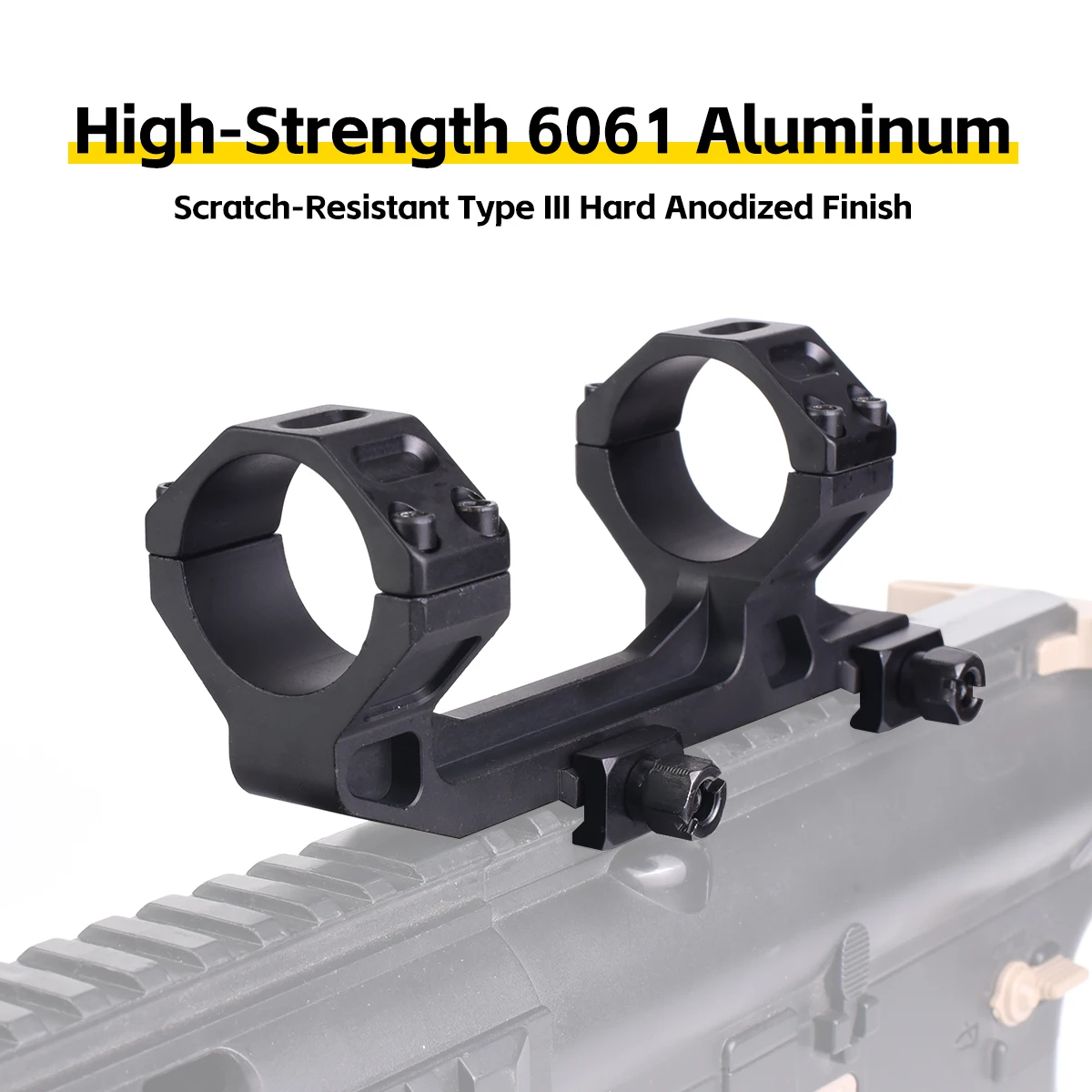 

1 шт. крепление для прицела на планку Пикатинни 25,4 мм/30 мм, двойные кольца, адаптер для охотничьего прицела, кронштейн для AR15, AK47, для планки Пикатинни 20 мм ﻿