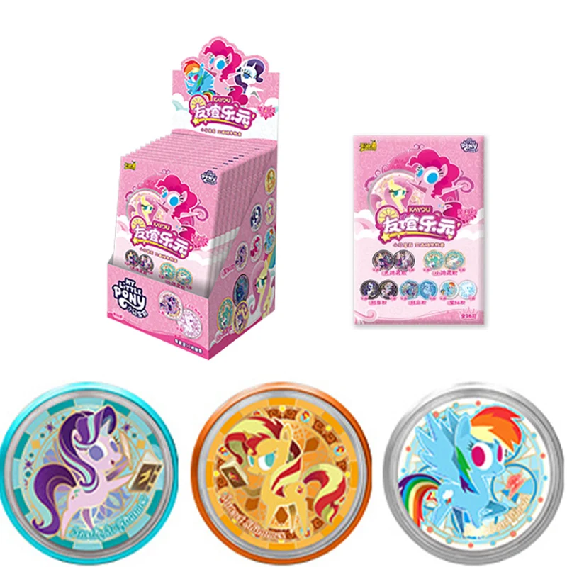 

KAYOU My Little Pony, двусторонний значок конфет, звездное фэнтези-издание - периферийный кулон, коллекционный магнитный значок, праздничные подарки