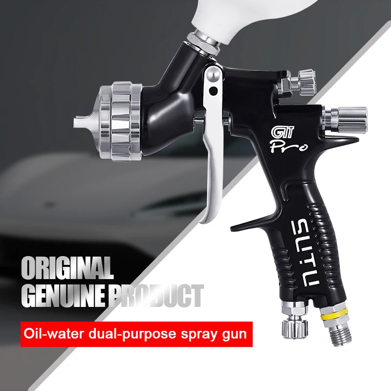 SUTU High Quality Spray Gun GLT Pro  1.3/1.8MM Nozzle Automotive Repair Spray Gun Oil/Water Paint Pneumatic Tools