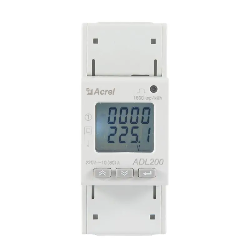 Acrel Single Phase ADL200 Electricity Consumption Meter Energy Data Meter Watt Hour Power Logger 80A 230V RS485 Port