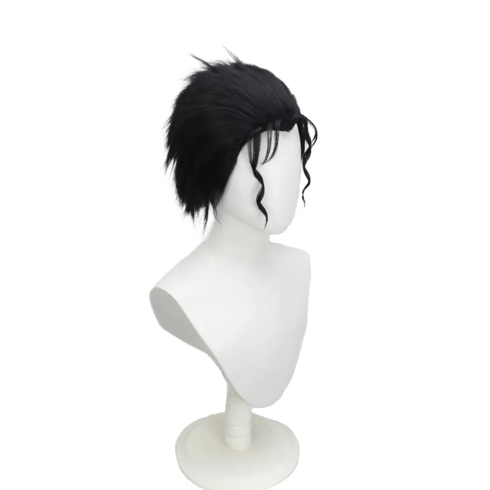 JoJo's Bizarre Adventure Stardust Crusaders Jotaro Kujo Zwart voorhaar cosplay pruik