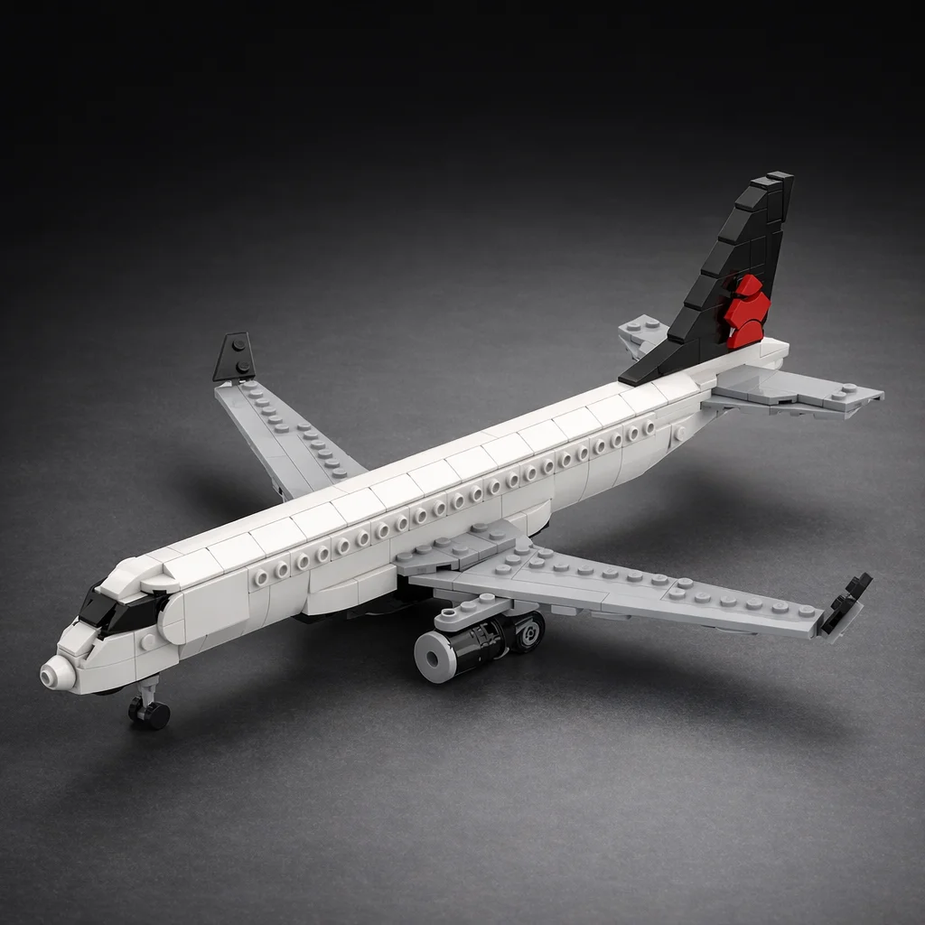 

MOC Passenger Airplane Building Blocks DIY Aircraft Assembly Bricks Creative Plane Model Gift for Adults Collectors