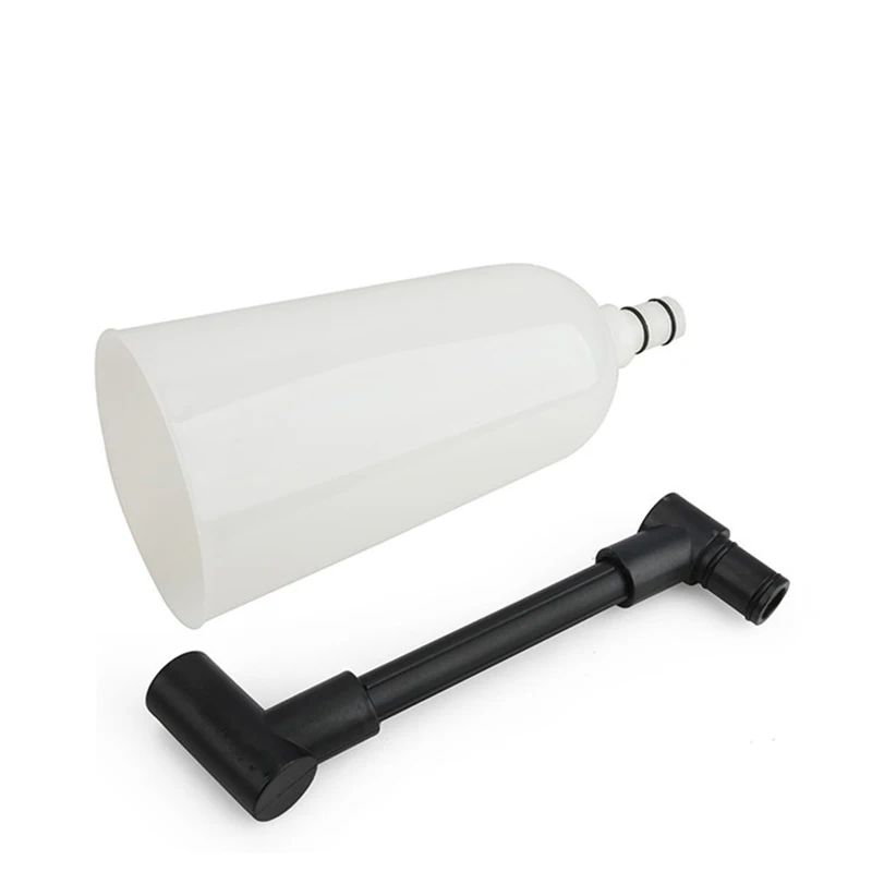 16Pcs Oil Funnel Kit Spill-Free Oil Filling Funnel, with 14 Adapters, Right Angle Extension, for Automobile Oil Change