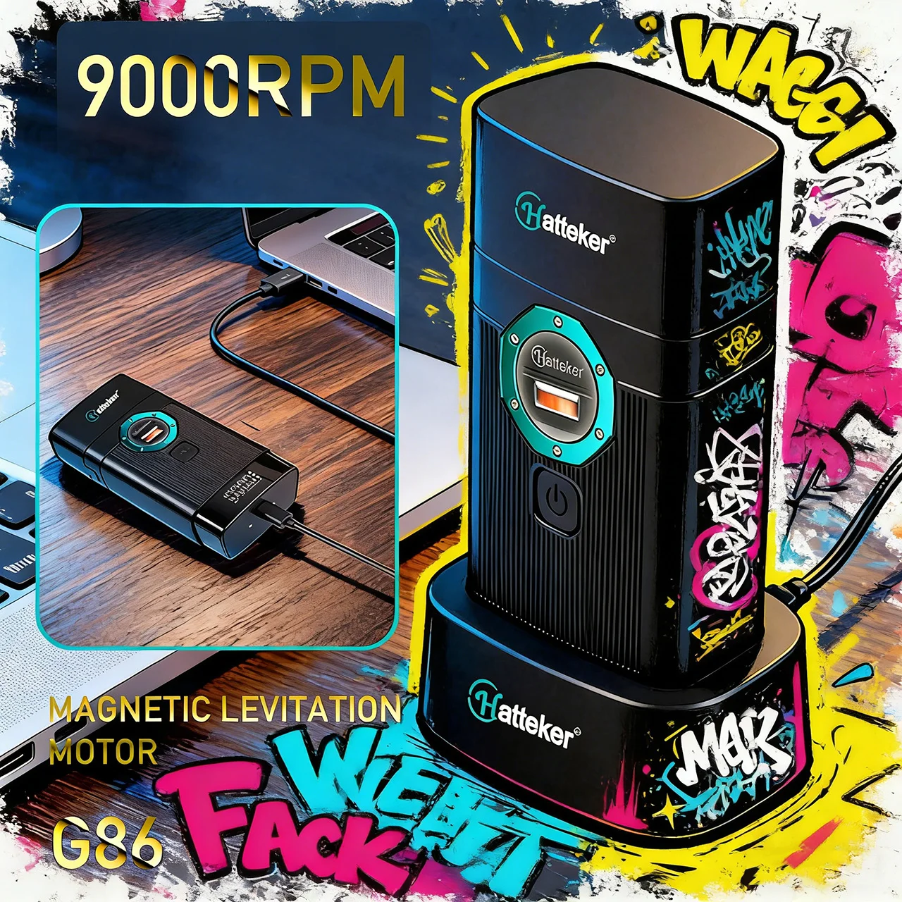 afeitadora-profesional-g86-con-motor-de-levitacion-magnetica-de-alta-velocidad-9000-rpm-bateria-de-litio-de-2000-mah-cuchilla-y-lamina-adicionales-base-de-carga