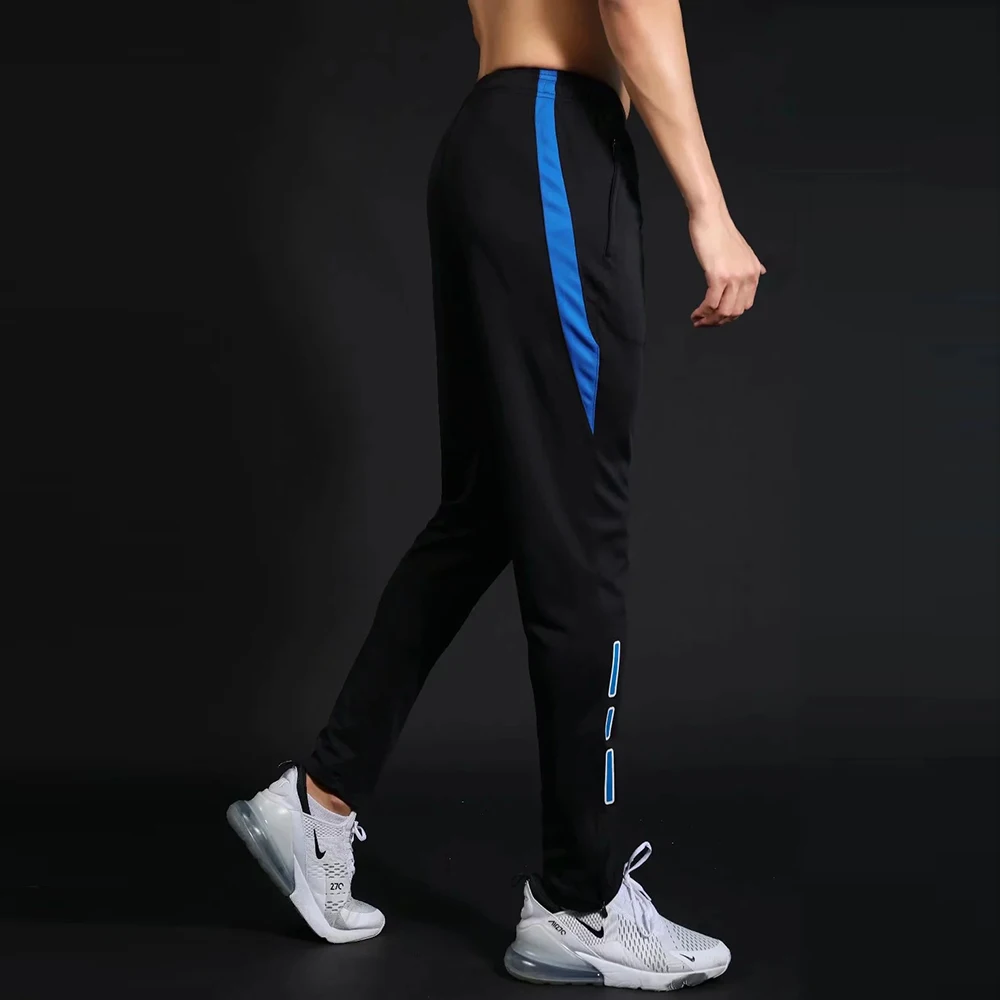 Men's Running Pants Sportswear Jogging Sweatpants Quick Dry Soccer Tracksuit Elastic Gym Fitness Trousers Training Sport Pants