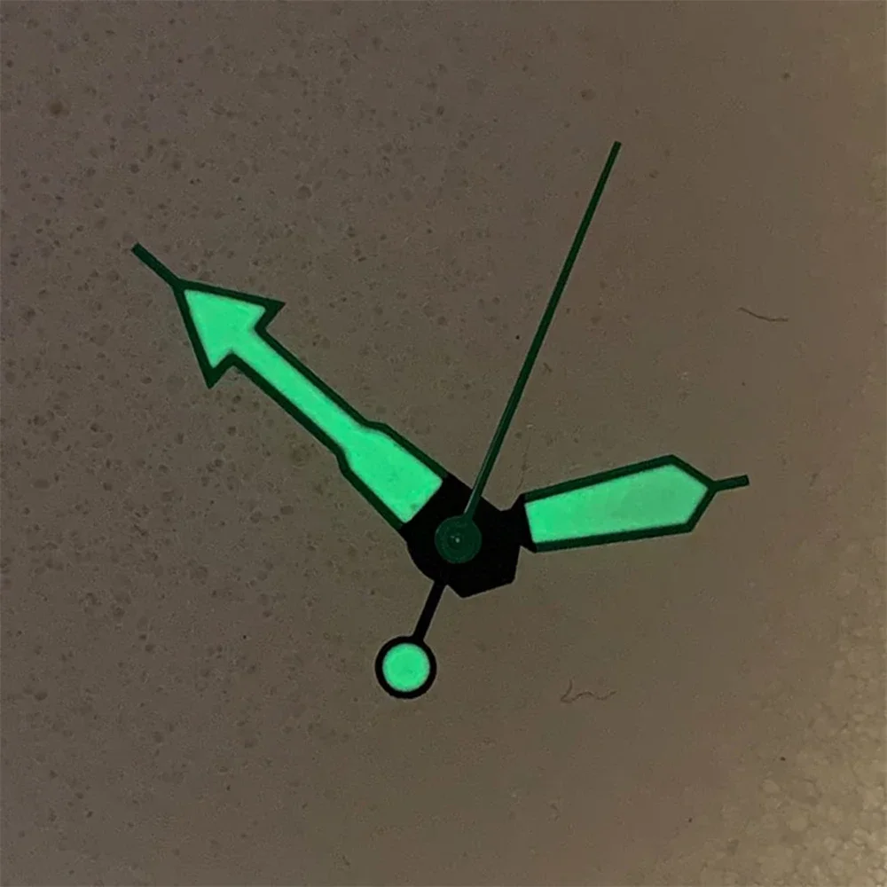 Puntatori colorati NH35 Lancette dell'orologio NH35 luminose verdi Aghi adatti per movimento NH35 NH36 4R36 7S26