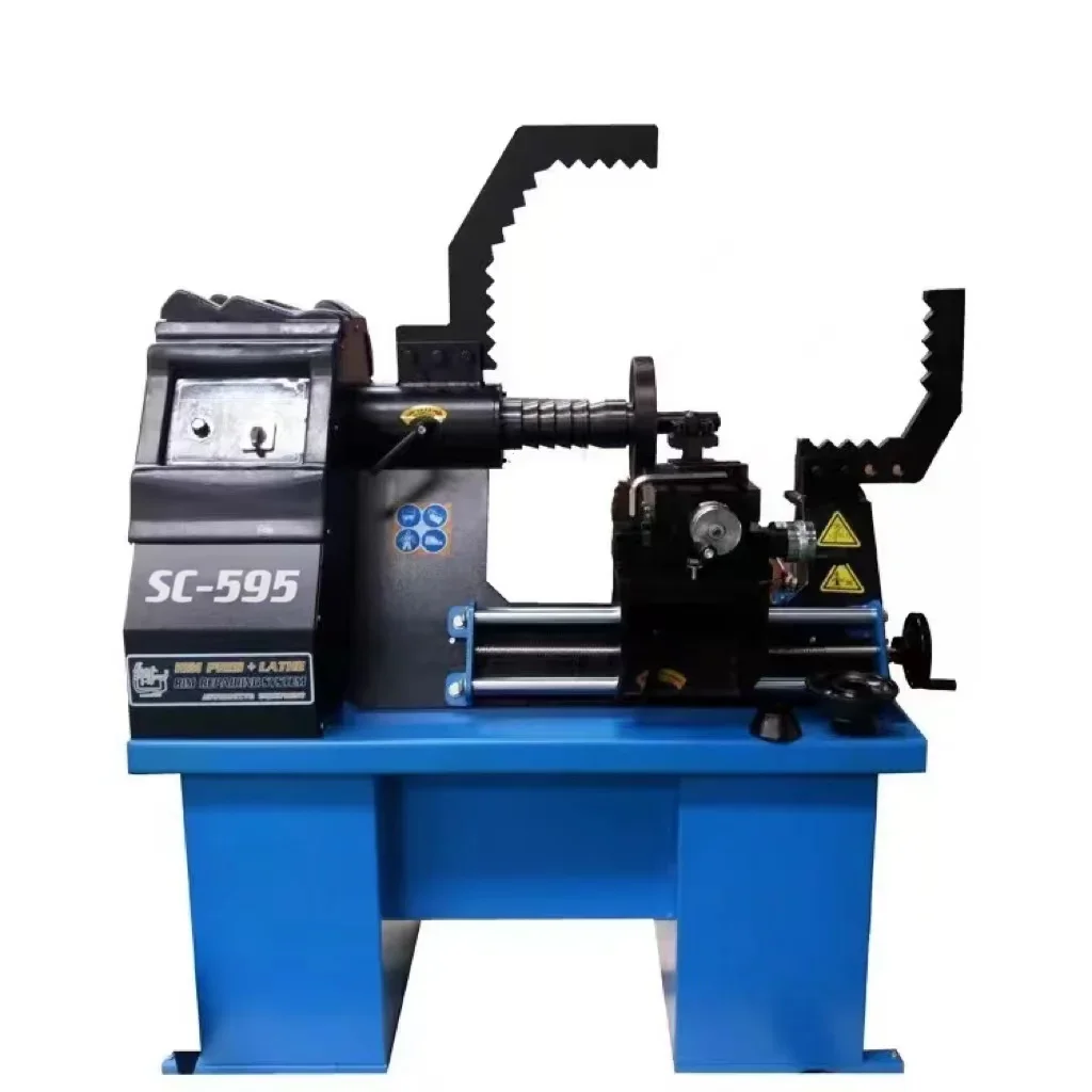 Fotografia 3: Máquina Automática de Reparo de Rodas Etop SC-595, Equipamento de Endireitamento de Rodas de Liga, Equipamento Automotivo