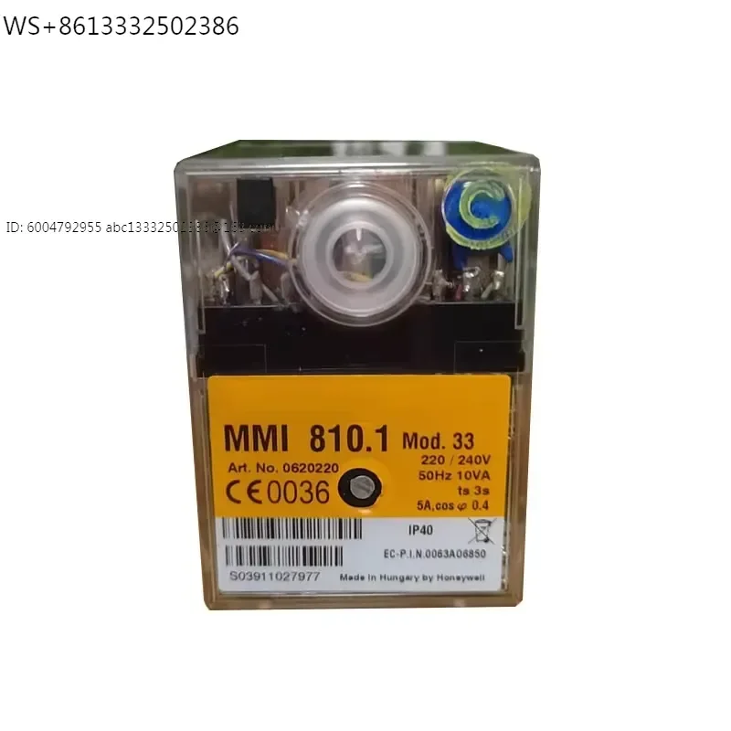 MMI 810.1 Combustion Controller Thermostat Mod. 33, Art. 0620220 Brand new, original