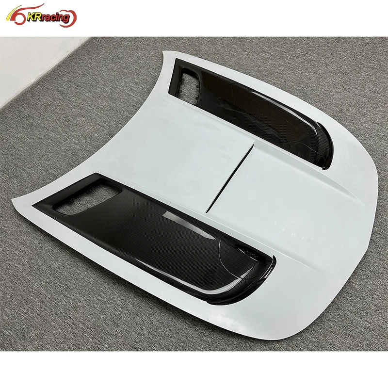 

Black Series Style Car Half Dry Carbon Fiber Bonnet Hood For Mercedes Benz AMG GT GTC GTS 2015-2018 Carbon Hood