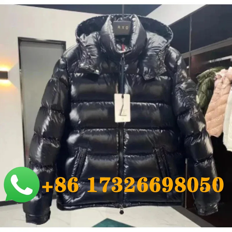 Winter Women Men Shiny Puffer Jacks hooled occasional Duck Down Coats High Quality Male Outdoor safe Warm Jackets