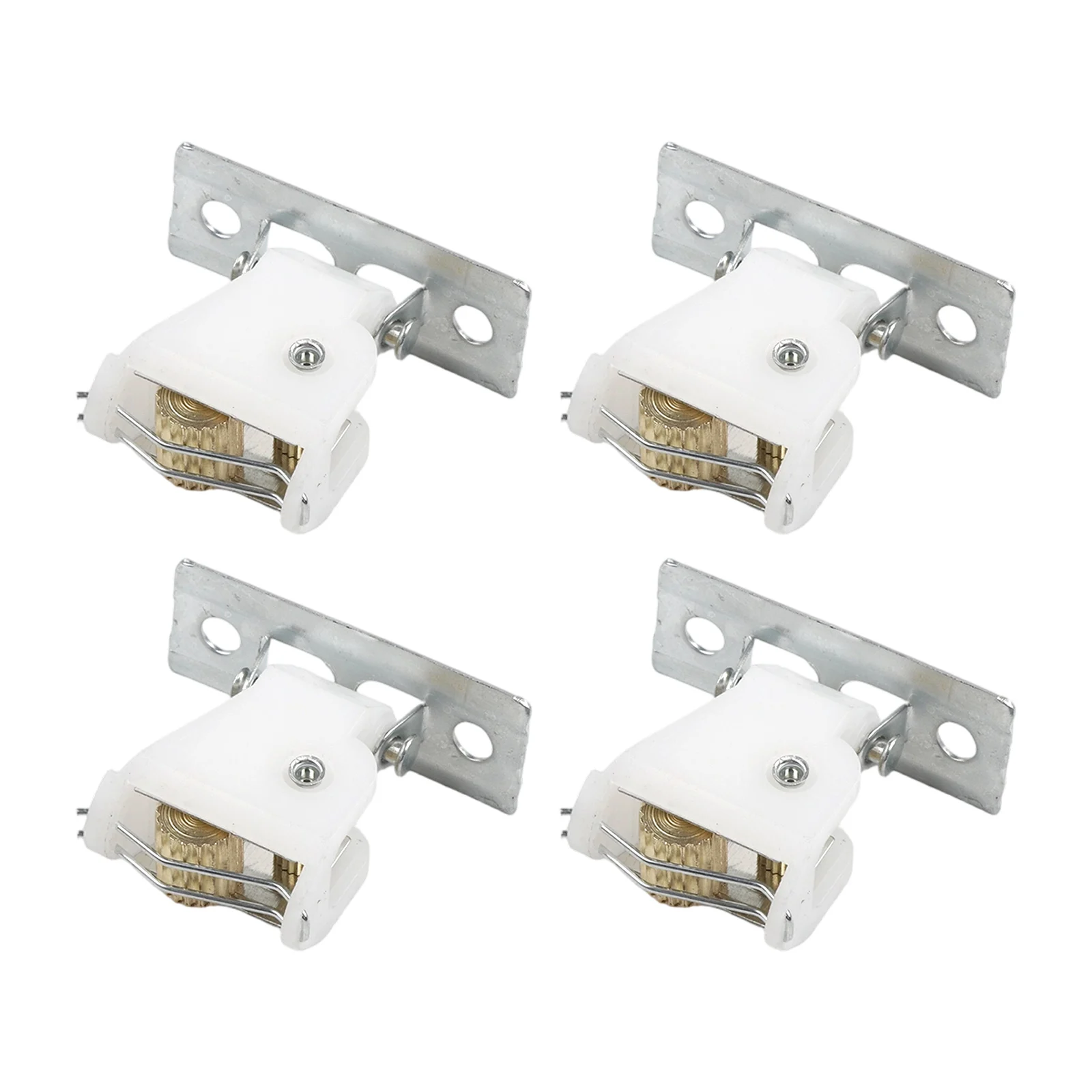 Metal Curtain Locks 4 Pieces for Roman Blinds Pulley Set Designed to Assist in Smooth Curtain Height Regulation and Locking
