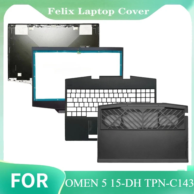 

NEW For OMEN 5 15-DH TPN-C143 LCD Back Cover/Front Bezel/Palmrest/Bottom Case L57320-001