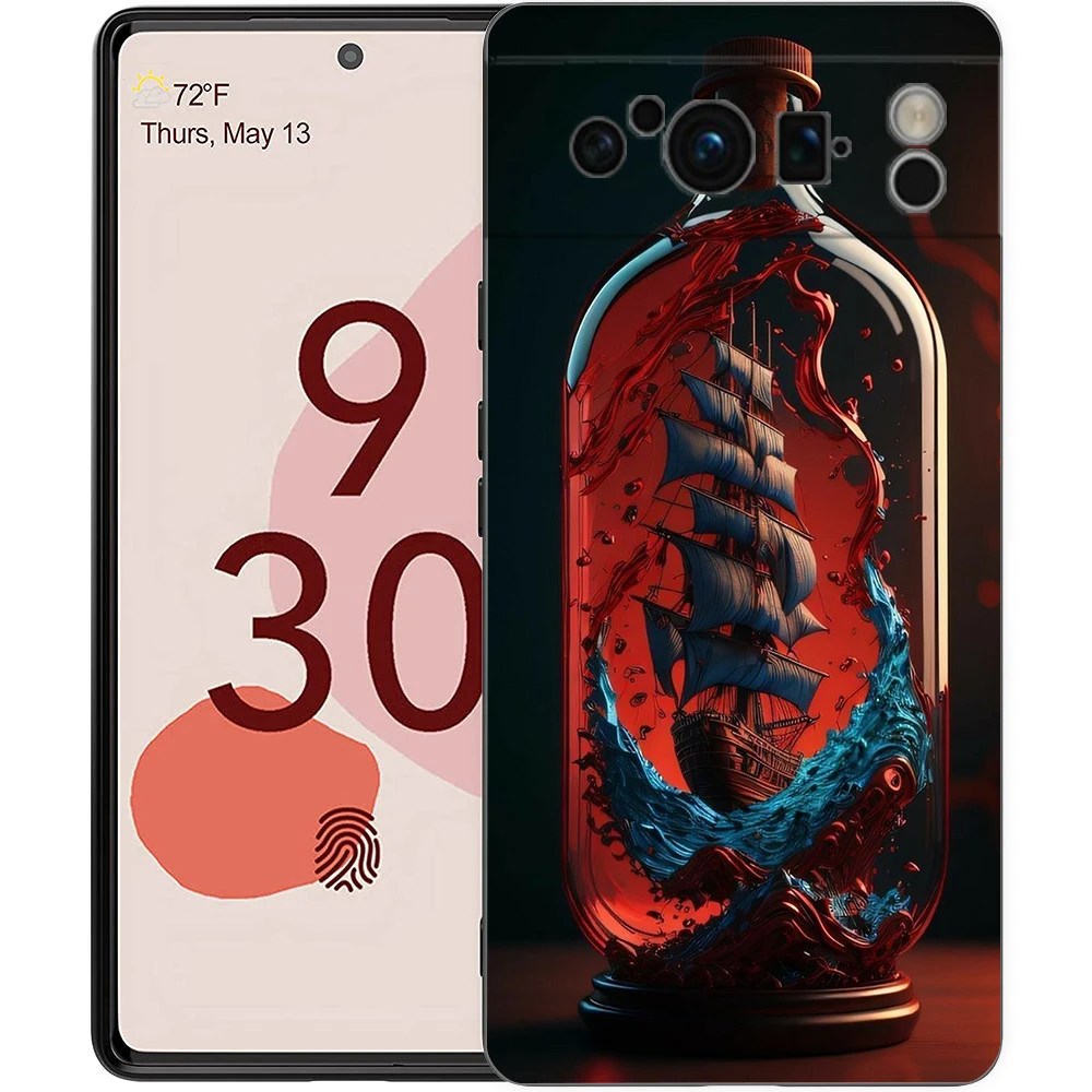 Funda de teléfono a prueba de golpes, carcasa de silicona suave para Google Pixel 8, 7, 6, 7A, 6A Pro, 5G, 5G