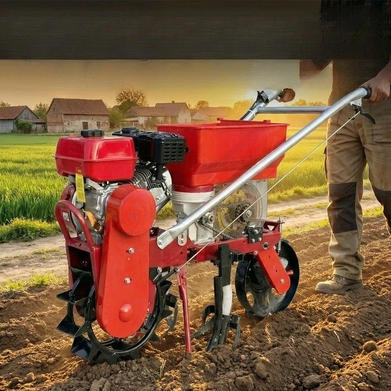 Corn Fine Sowing Machine Seed and Fertilizer Simultaneous Sowing Plant Spacing Adjustable Soybean Peanut