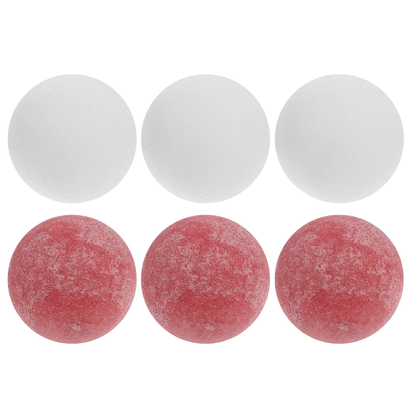 

6pcs 36mm Table Football Replacement Balls Matte Finish for Foosball Game Desktop Accessories Toy Table Soccer Mini Foose Balls