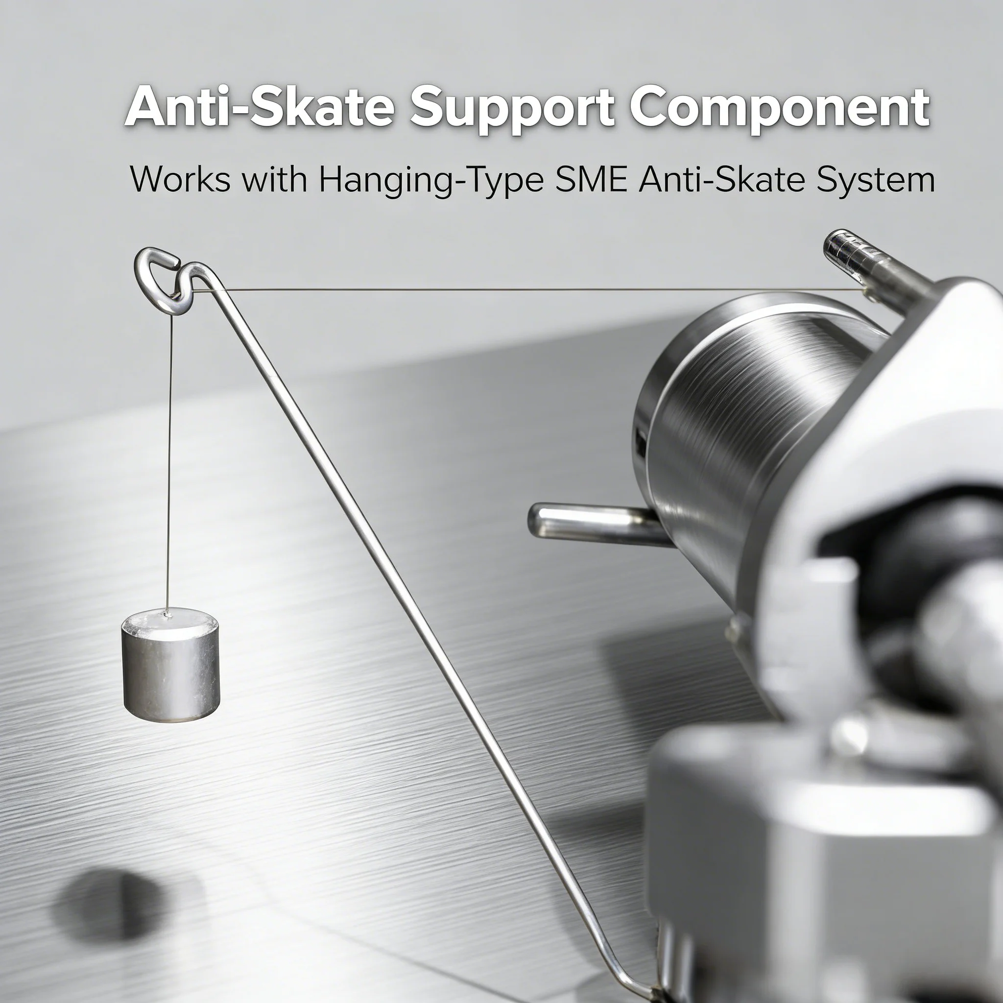 

Accurate Geometry Replacement Part, Anti-Skate Weight Support Rod For SME 3009/3010/3012, Precision-Bent Stainless Steel
