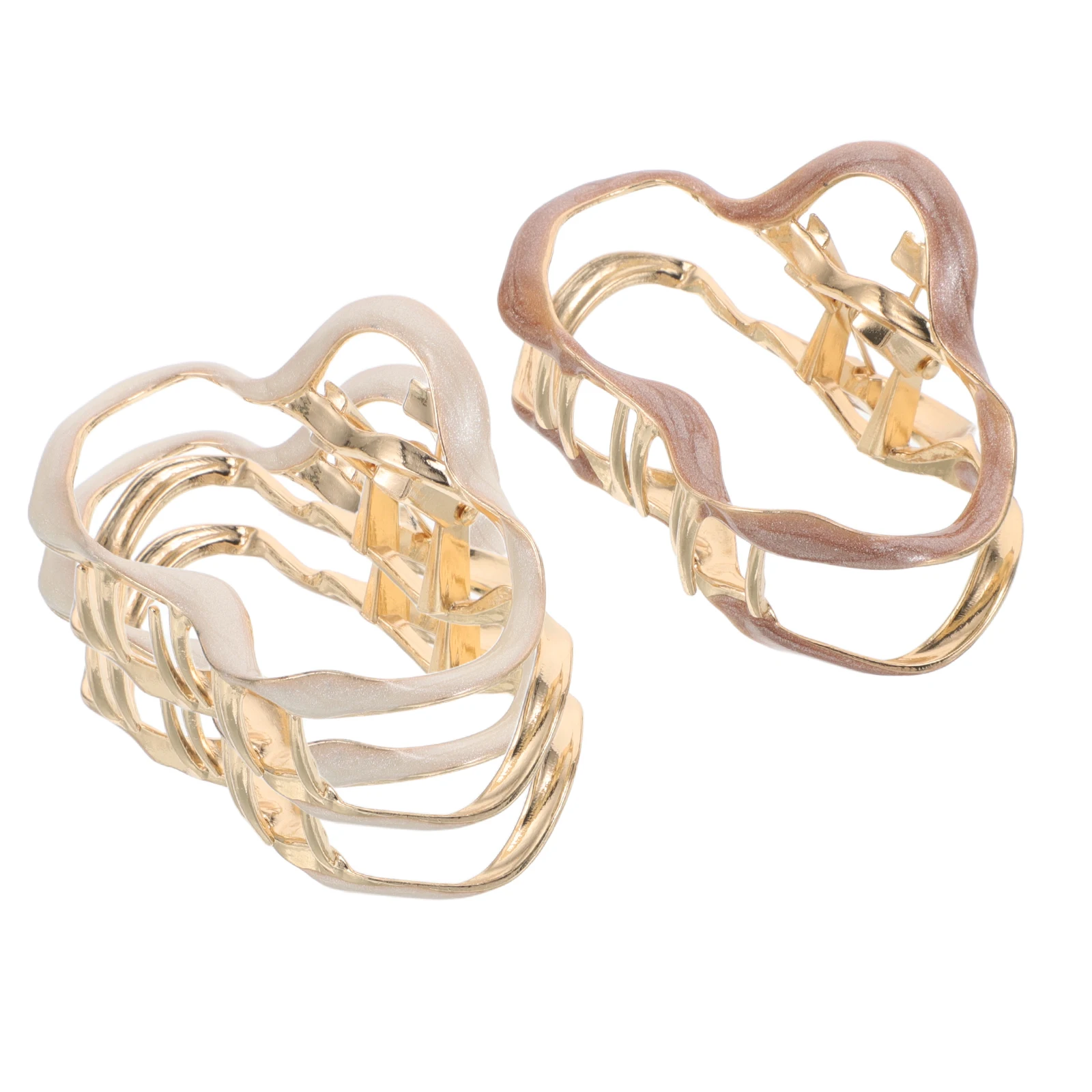 

2pcs Cloud Women Metal Alloy Durable Stylish Non-Slip Unique Design Elegant Half-Up Updo Accessories Decorative Pieces Cloud