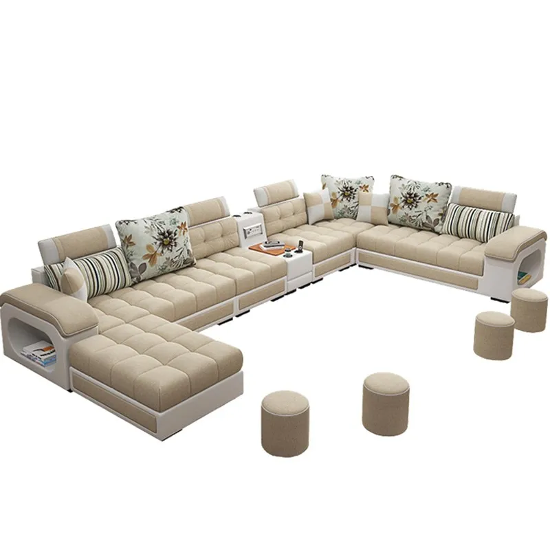 

Modern Design Living Room Sofa Leisure Corner Sofa Set