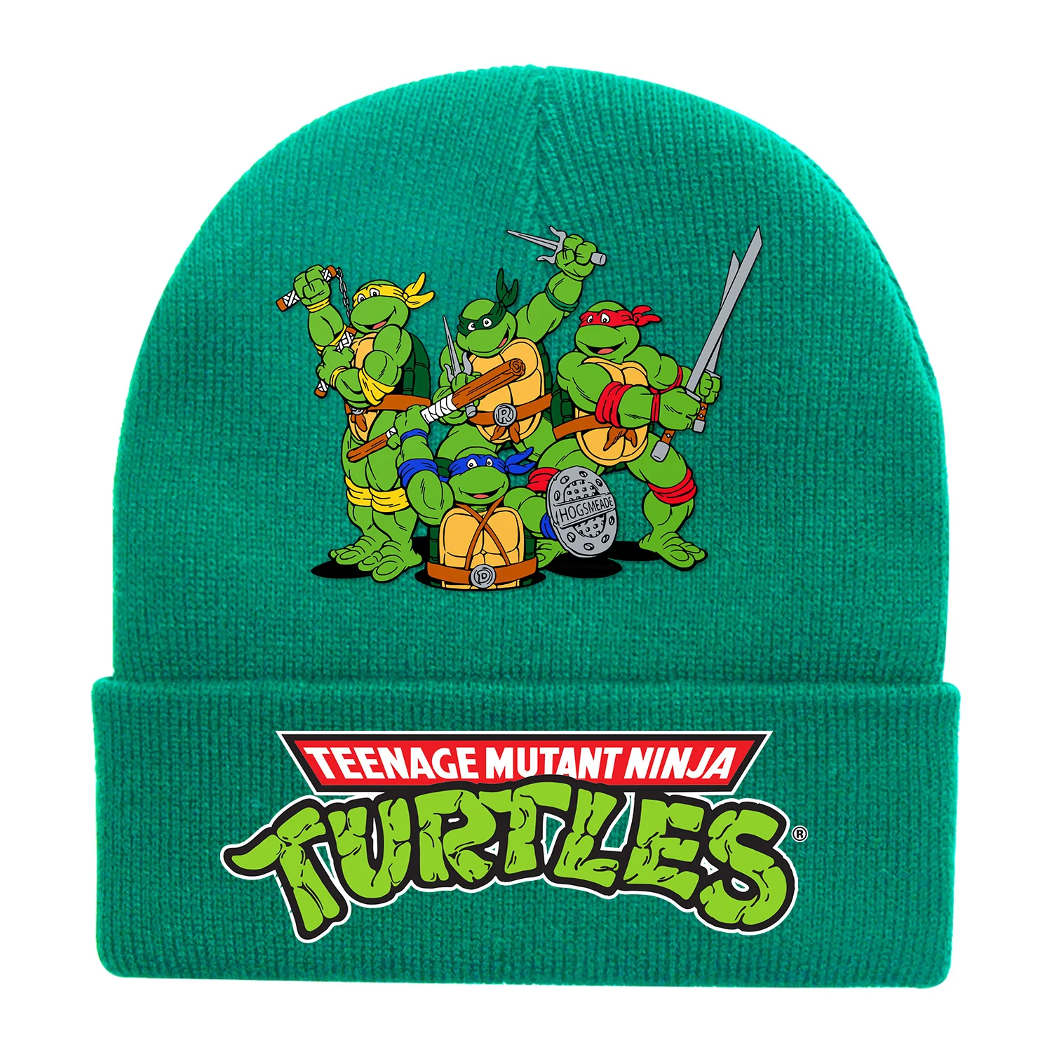 New Fashion Teenage Mutant Ninja Turtles Children\'s Cap Knitted Caps for Boy Trendy Baby Hat Beanie Anime Print Winter Hats Gift