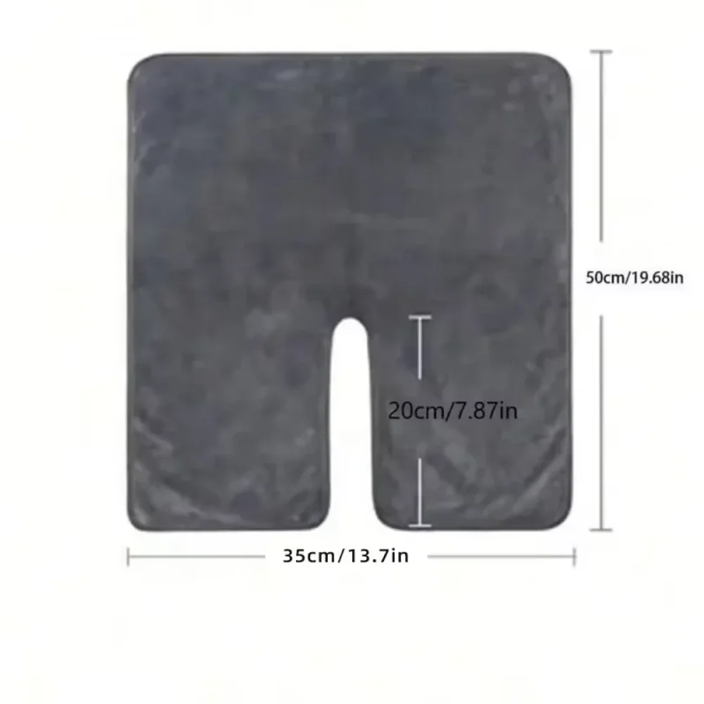U-Shaped Beauty Towel - Ultra-Fine Fiber Facial Quick-Dry Towel, Super Soft Highly Absorbent for Salon Spa Massage Skincare Use