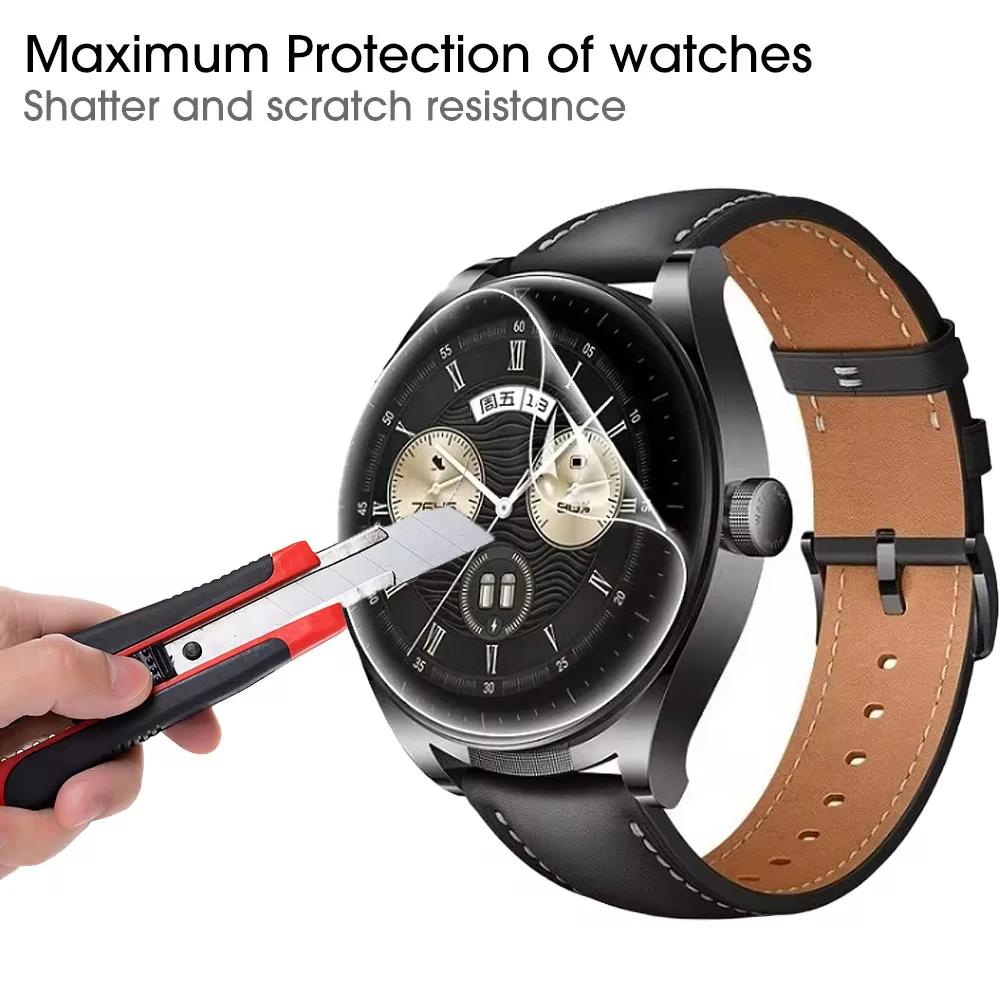 Huawei Watch Buds 용 소프트 보호 필름 Huawei Buds Smartwatch 액세서리 용 HD Clear Anti-scratch 커버 화면 보호기