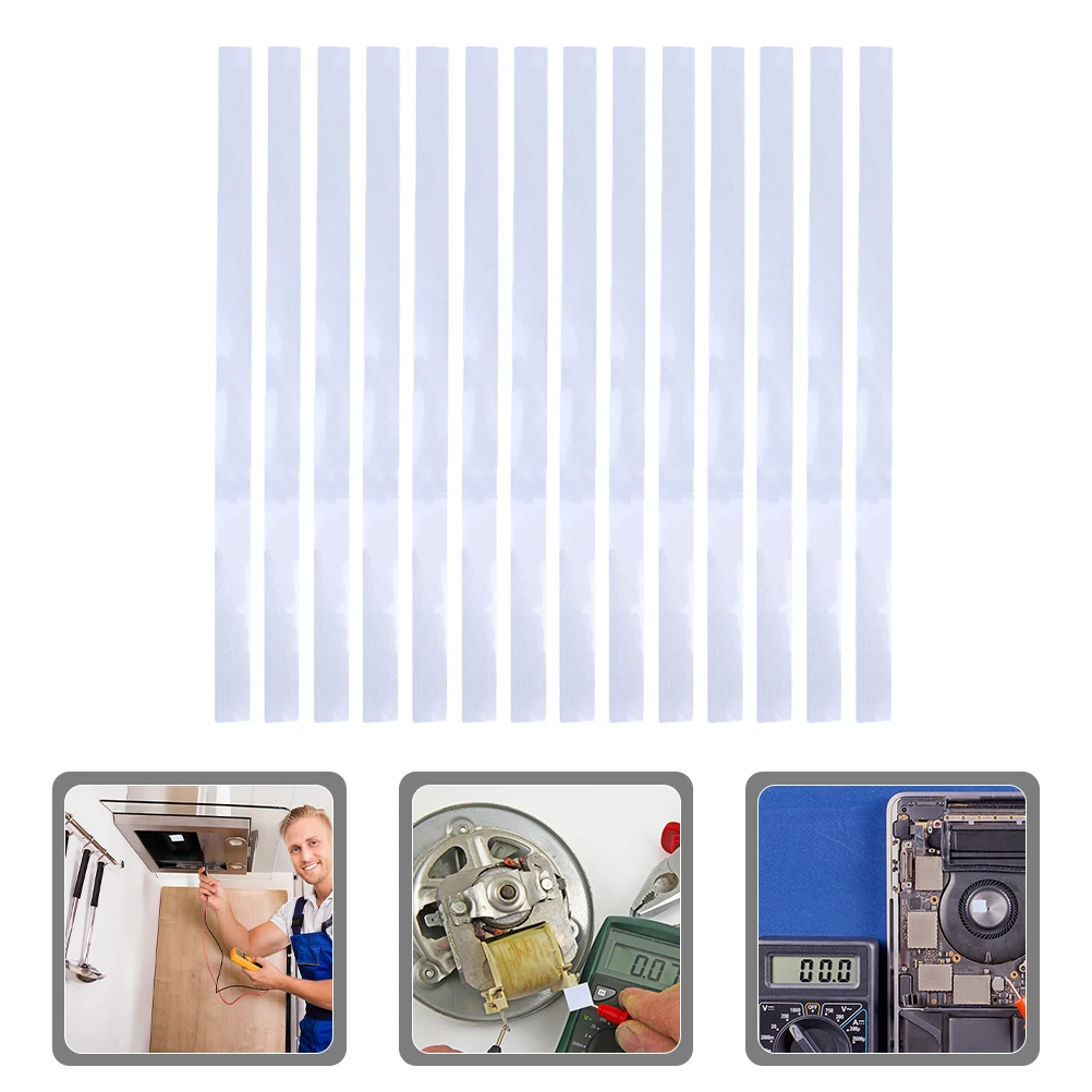 20pcs Reflective Strips Stickers Retro Tape Tachometer Waterproof Silver Outdoor Use Optical Measurement Tools
