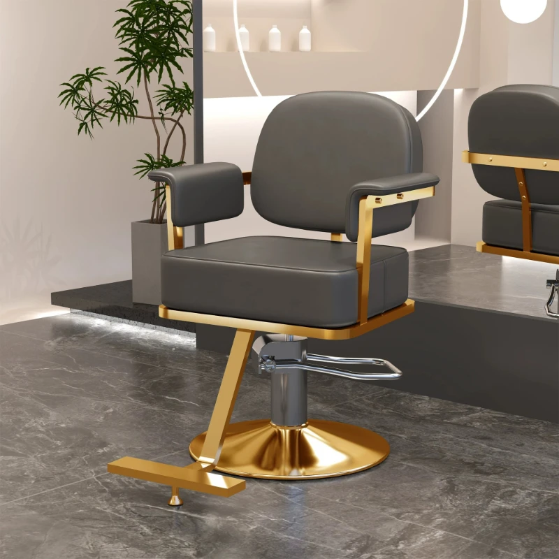 Cosmetic Reclining Barber Chair Professional Equipment Tattoo Barber Chair Manicure Styling Cadeira Giratoria Salon Furniture