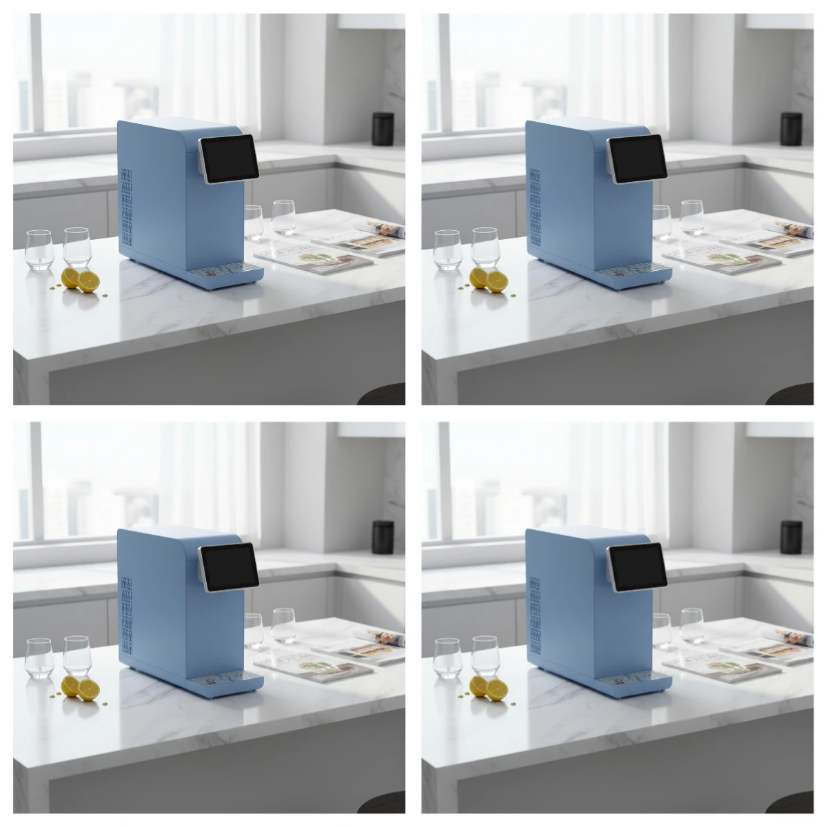 Desktop Electric Plastic Water Dispenser Countertop Hot & Cold Purifier for Home Use
