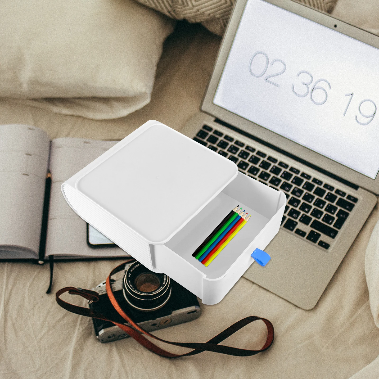 Drawer Storage Box Container Desktop Organizer Dormitory Basket Home Mouse Pad Case