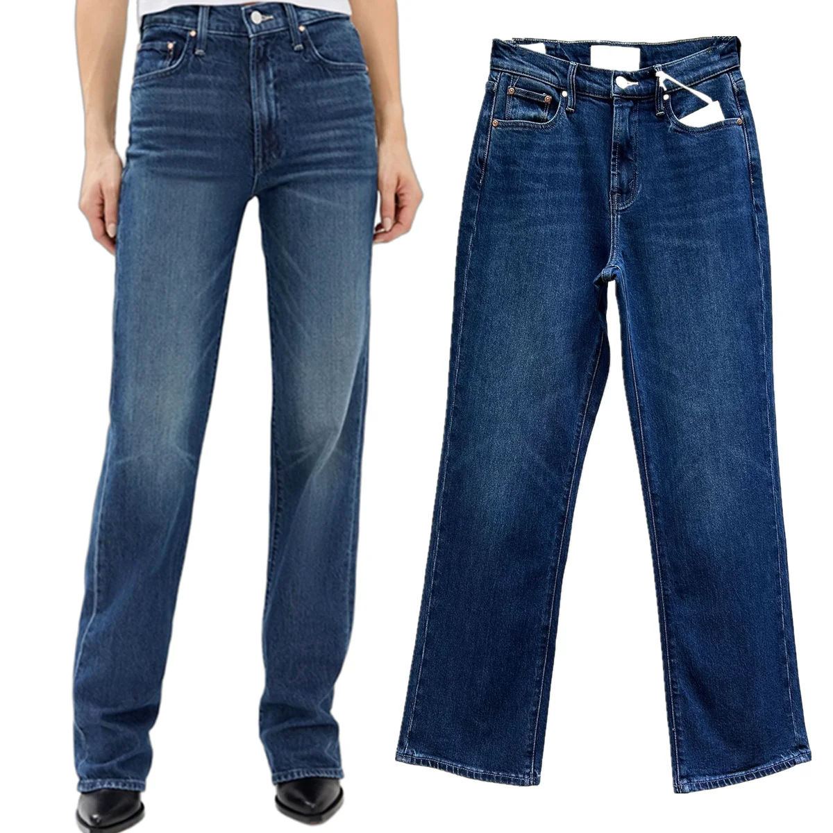 

Jenny & Dave 2026, весенние джинсы высшего качества для мам, прямые джинсовые брюки, женские джинсы, женские джинсовые брюки, женская одежда